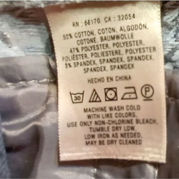 Cartonnier Pants Damask Charlie Ankle Gray Size 6 - Picture 9 of 9